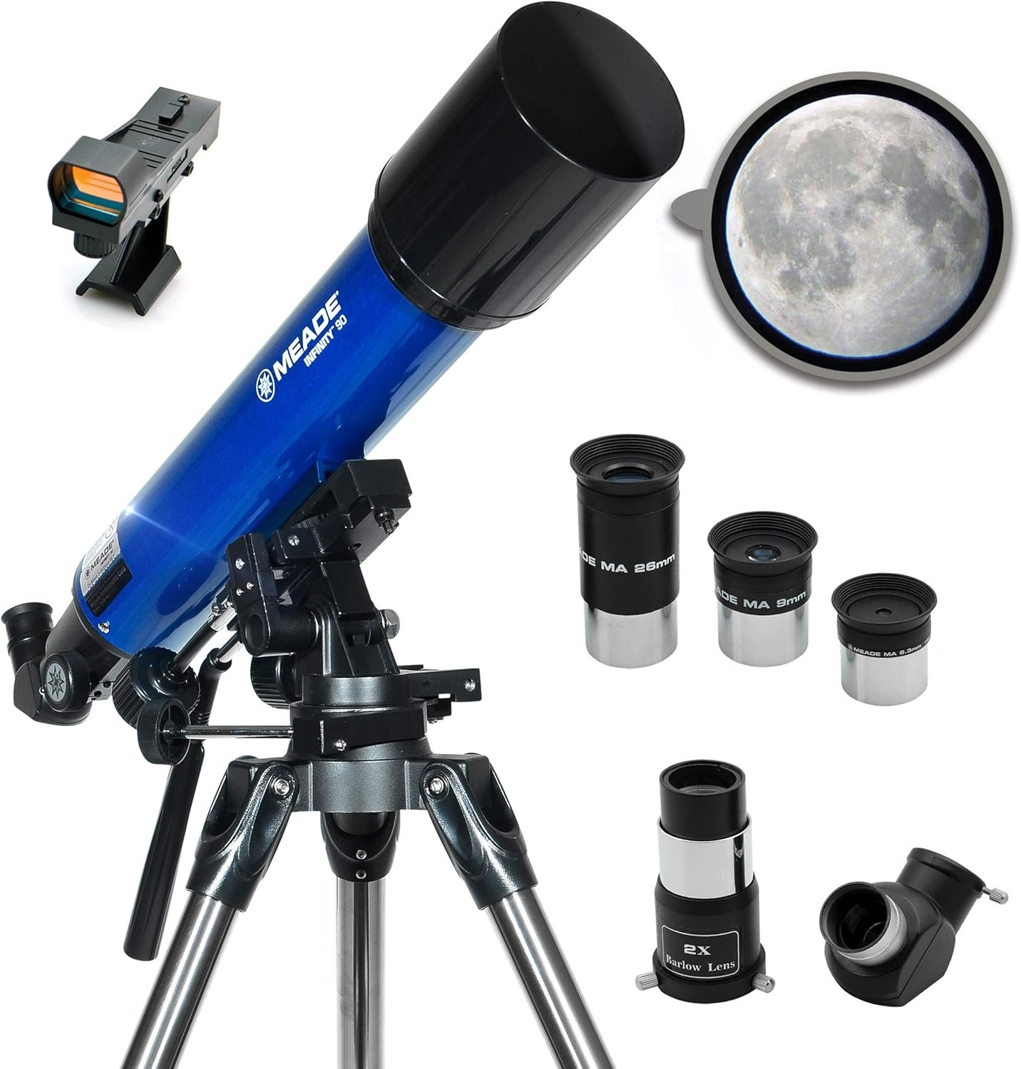 Portable Refracting Astronomy Telescope by Meade Instruments